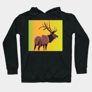 Elk in the Morning Hoodie